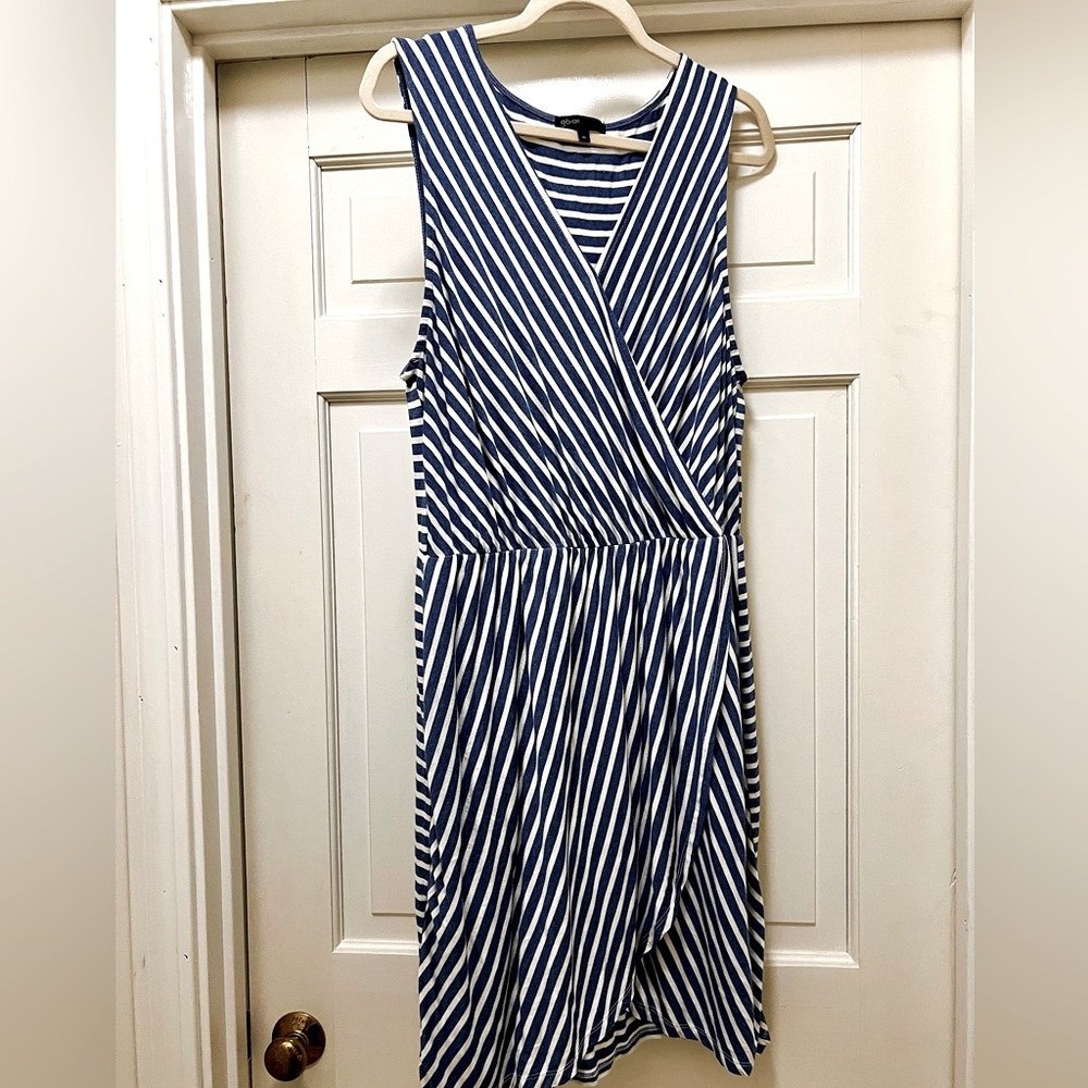 Gibsonlook faux wrap dress size XL